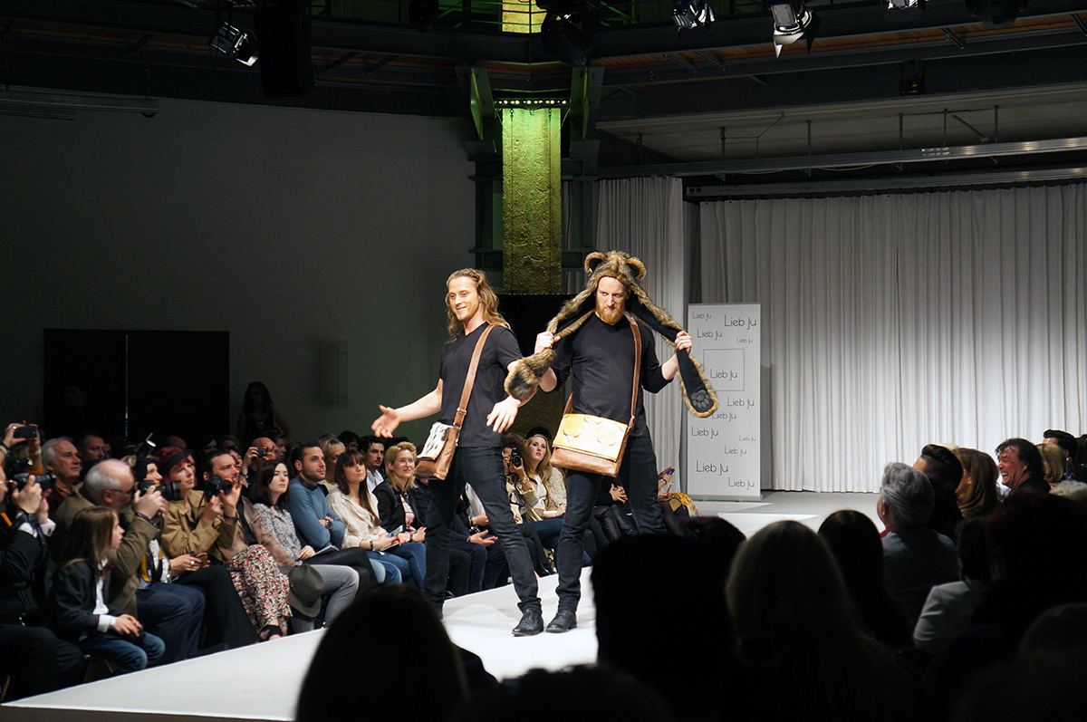 Neue Handtaschenkollektion von Lieb Ju – Catwalk auf dem Gelände der Zeche Zollverein