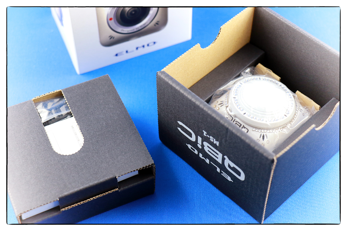 Action Camera ELMO QBiC mit Swarovski-Dekor